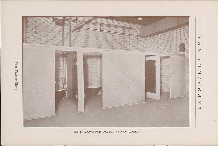 Bathroom for Women and Children Photograph by Chicago and North Western Historical Society