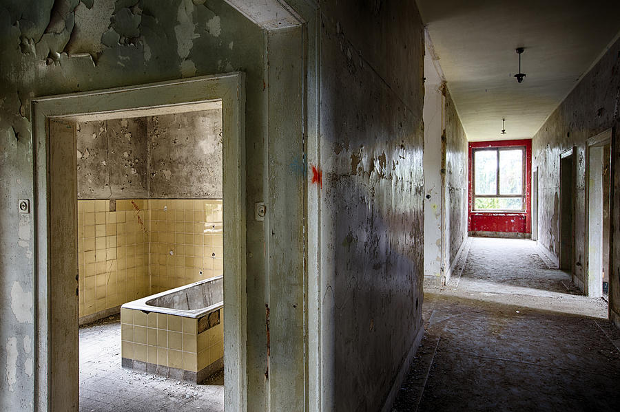 Bathroom In Deserted Building Photograph by Dirk Ercken