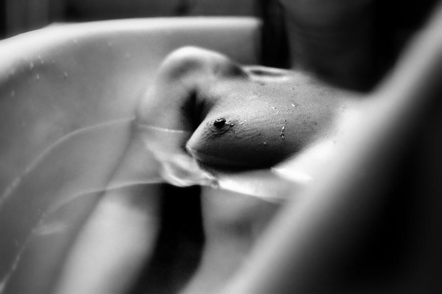 Nude Photograph - Bathroom by Lukasz Zamaro.
