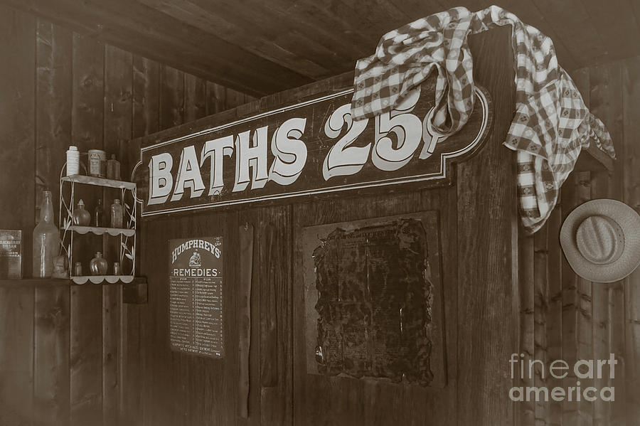 Baths for 25 Cents Photograph by Priscilla Burgers