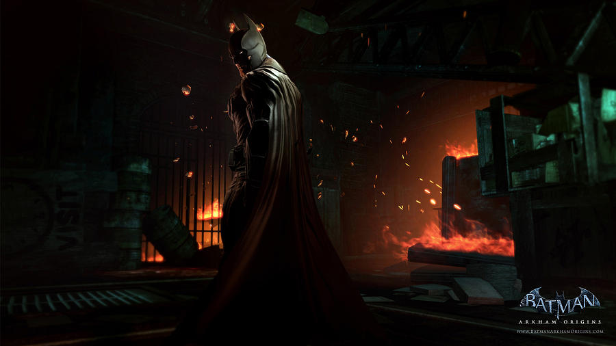 Lamp Digital Art - Batman Arkham Origins by Maye Loeser