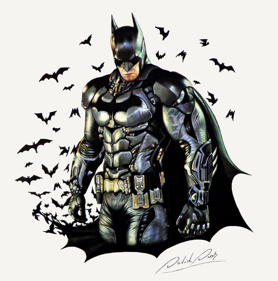 Batman Drawing by David Dias
