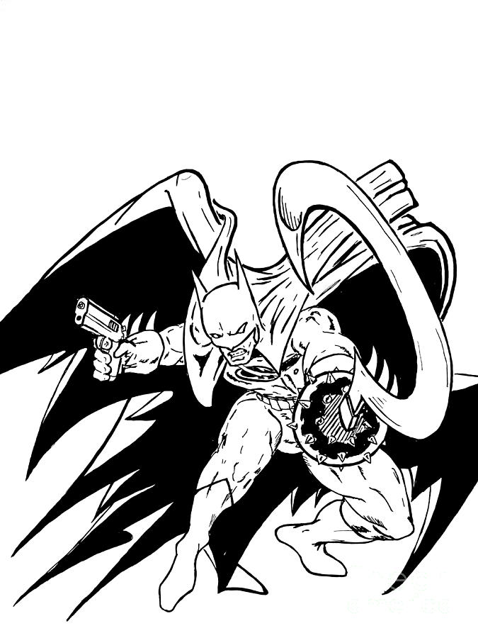 Batman Fear the Reaper Year 2 Inked Drawing by Moore Creative Images -  Pixels