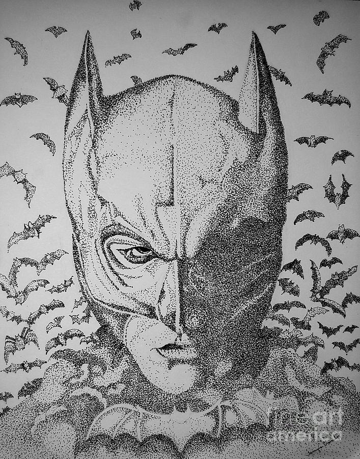 Batman Flight Drawing