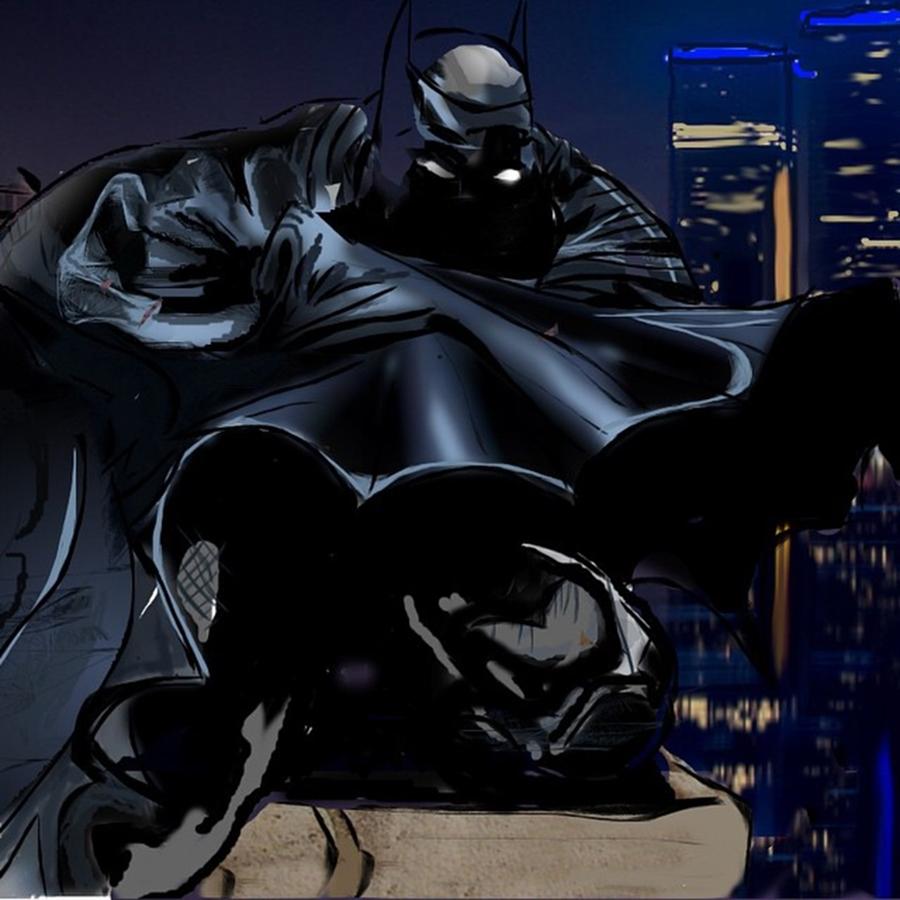 Batman Movie Photograph - #batman #gotham #dc #darkknight #comics by Kendall Tabor