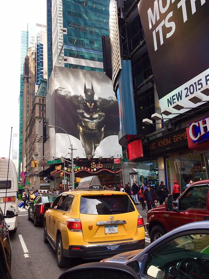 Batman in New York City Digital Art by Nancy Balducci - Pixels