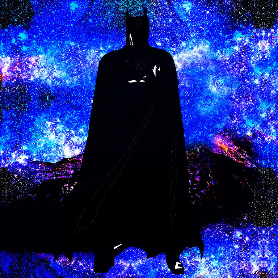 Batman Revenge Painting by Saundra Myles