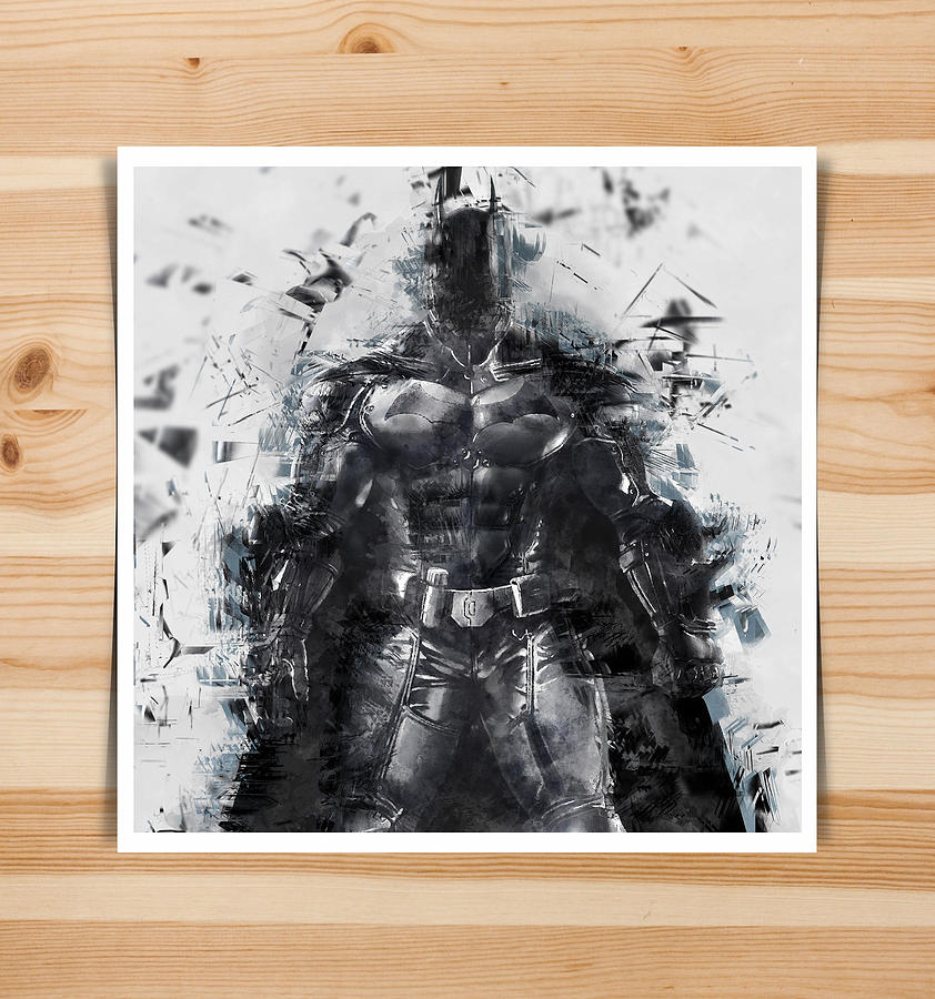 Batman The Dark Knight Mixed Media by Marvin Blaine