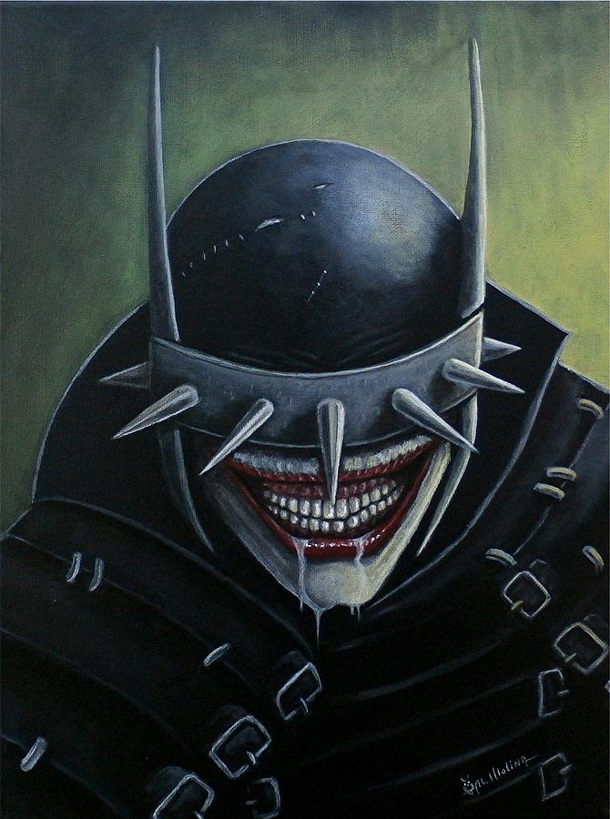 Batman who Laughs Painting by Al  Molina