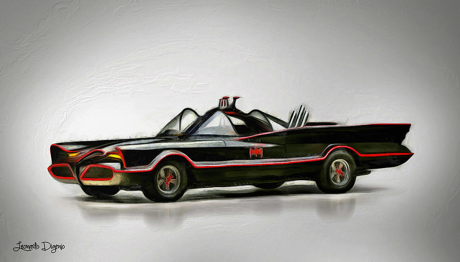 Batmobile - DA Digital Art by Leonardo Digenio