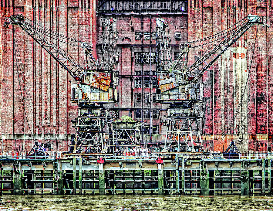 Battersea Cranes by Makk Black Battersea Cranes by Makk Black