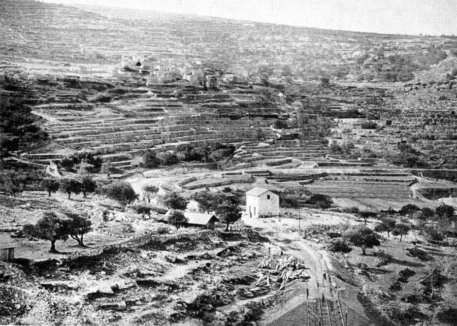 Battir 1893 Photograph by Munir Alawi