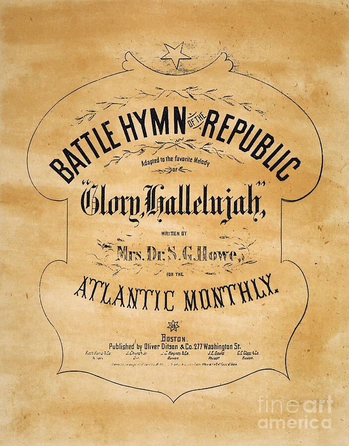 Battle Hymn Of The Republic Lee Greenwood Battle Hymn Of The Republic Photograph by Granger - Pixels