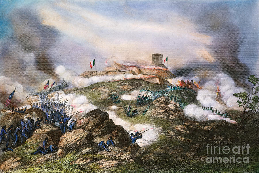 Battle Of Chapultepec, 1847 Photograph by Granger