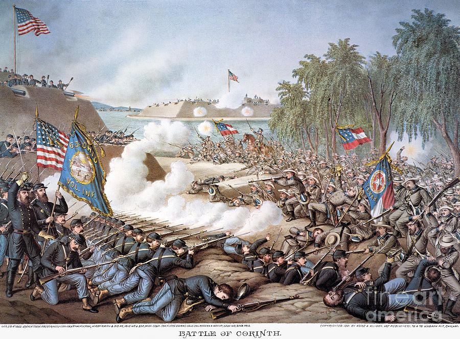 Battle Of Corinth, 1862 Photograph by Granger
