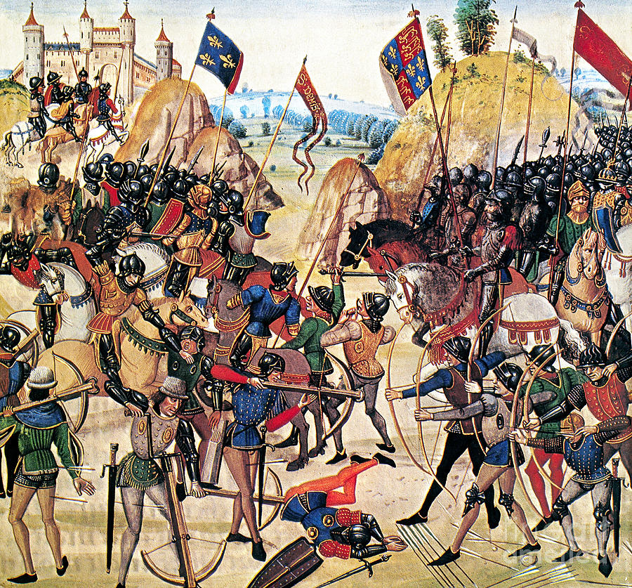 Battle Of Crecy, 1346 Photograph by Granger