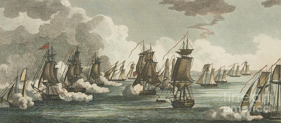 Battle of Erie Painting by Peter Maverick