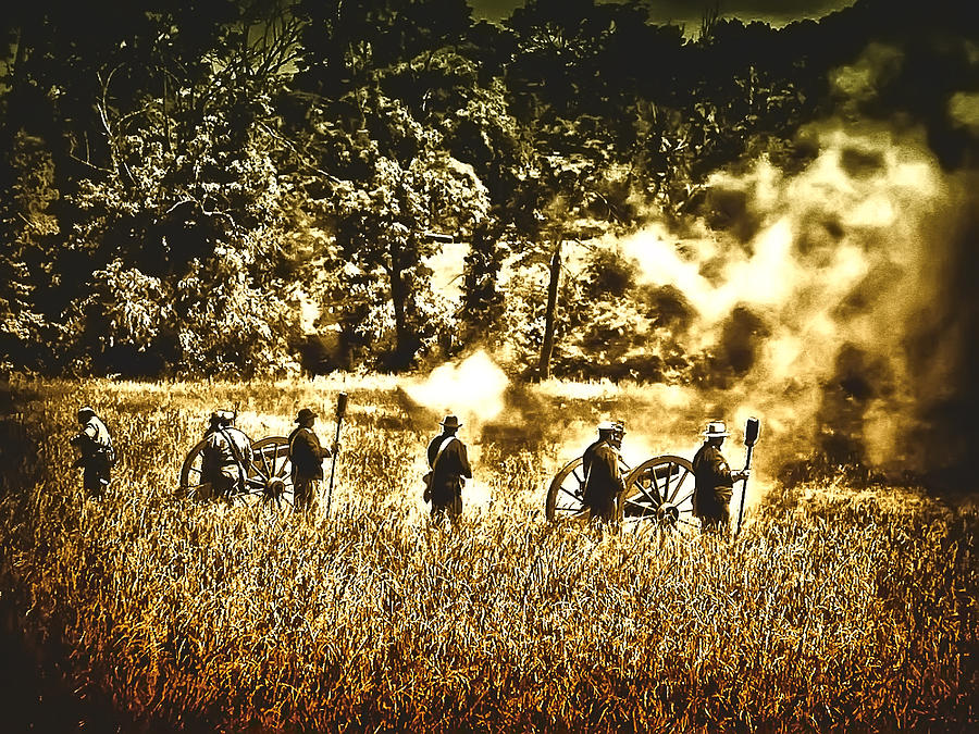 Gettysburg National Park Photograph - Battle of Gettysburg by Bill Cannon