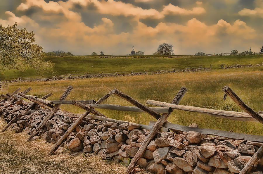  Civil War Battlefield - Gettysburg Photograph by Dyle   Warren