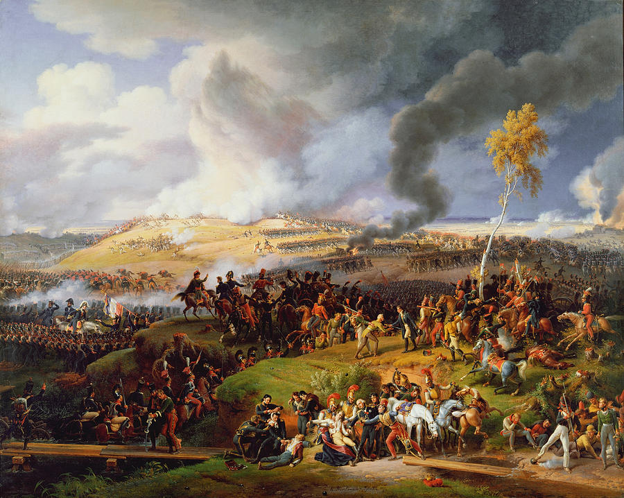 Battle of Moscow 7th September 1812 Painting by Louis-Francois Lejeune