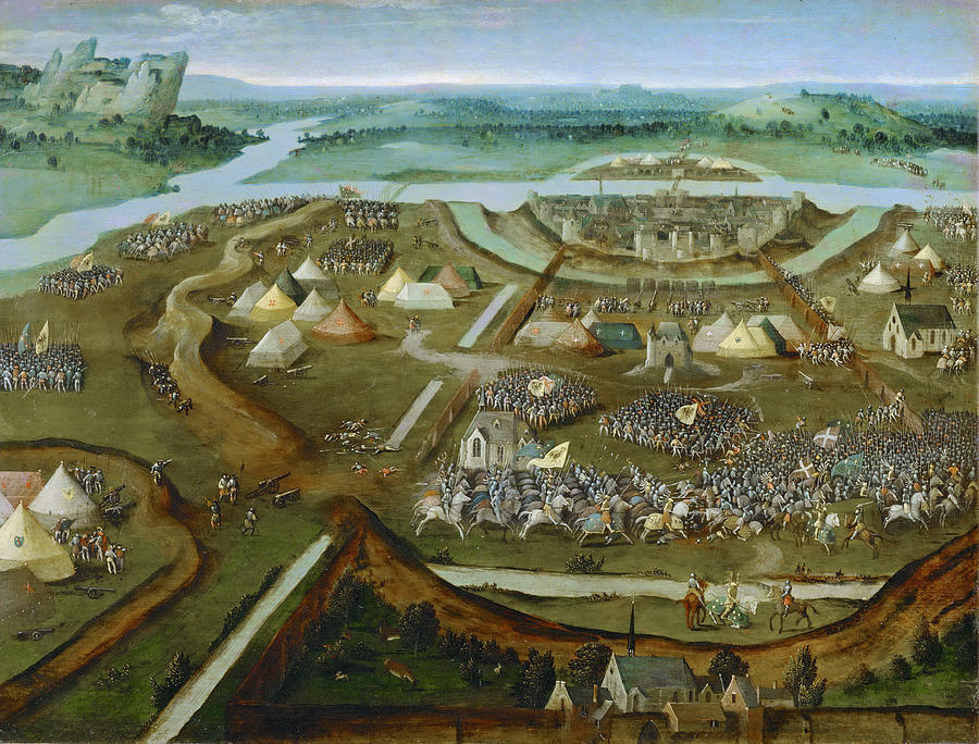 Battle of Pavia Painting by Joachim Patinir