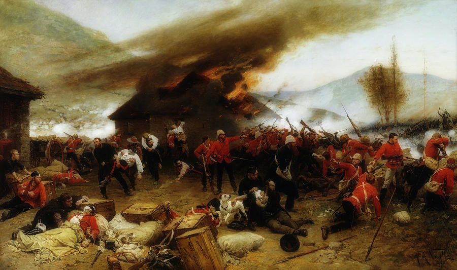 Battle Of Rorke's Drift Painting by Mountain Dreams