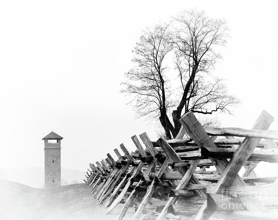 Battlefield fence Photograph by Izet Kapetanovic