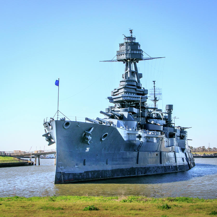 Battleship Texas Photograph By Michelle Olivier - Pixels