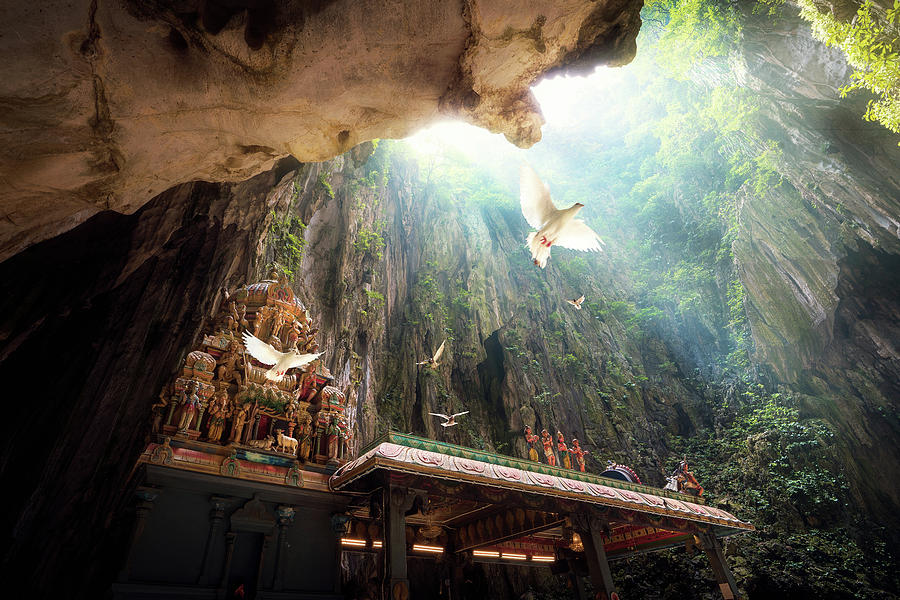Batu Cave temple  Photograph by Anek Suwannaphoom