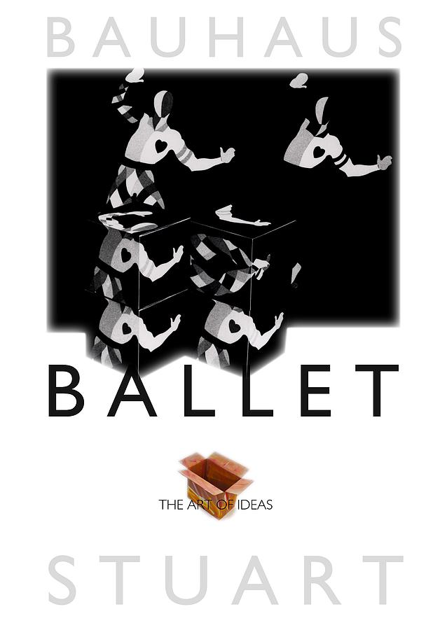 Black And White Photograph - Bauhaus Ballet Poster by Charles Stuart