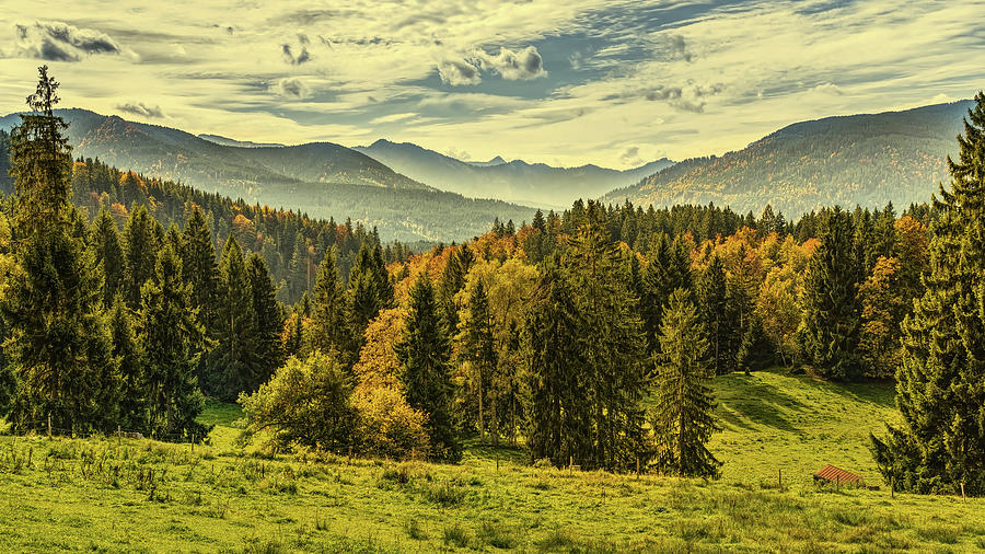 Bavarian Autumn Beauty Photograph by Mountain Dreams