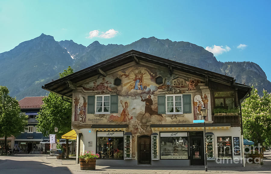 Bavarian Mural in Garmisch-Partenkirchen Photograph by Amy Sorvillo Pixels