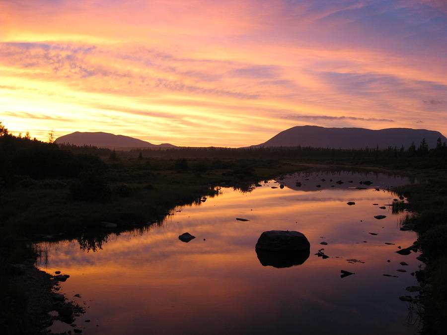 Baxter State Park at Sunset Photograph by Nina Kindred