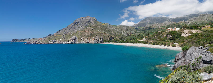 Nature Photograph - Bay And Beach Of Souda, Plakias, Crete by Panoramic Images