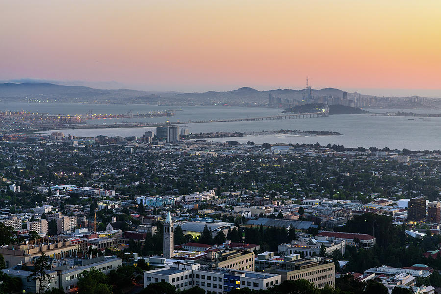 Bay Area Sunset Photograph by Jason Chu