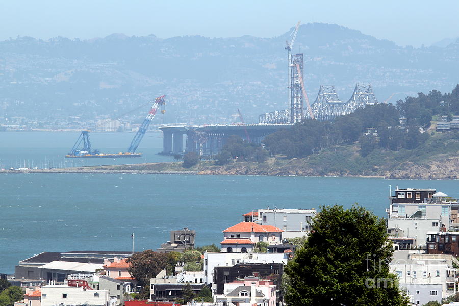 Bay Bridge Construction San Francisco Photograph by Henrik Lehnerer