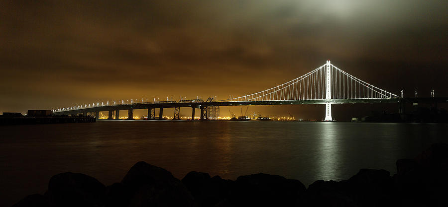 Bay Bridge Spire Photograph by Anthony Ratcliff | Fine Art America