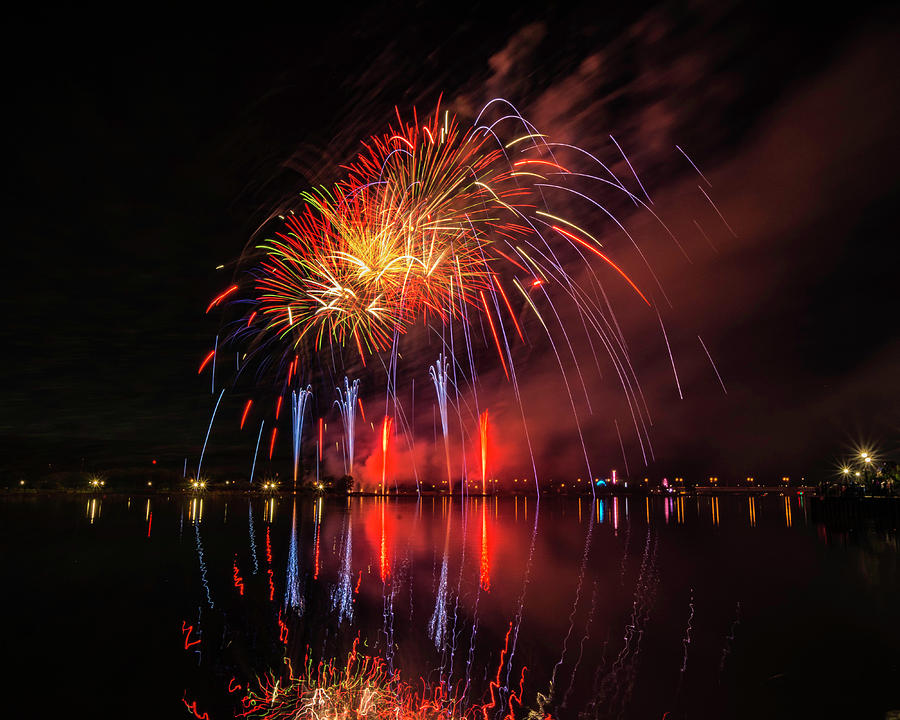 Bay City Fireworks 2017 5 Photograph by Tom Clark Pixels