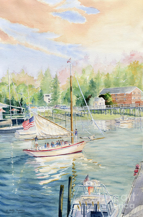 Bay Lady  Painting by Melly Terpening