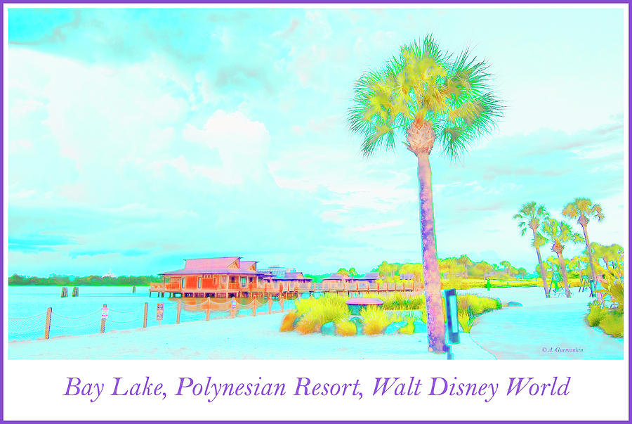 Bay Lake, Polynesian Resort, Walt Disney World Photograph by A Macarthur Gurmankin