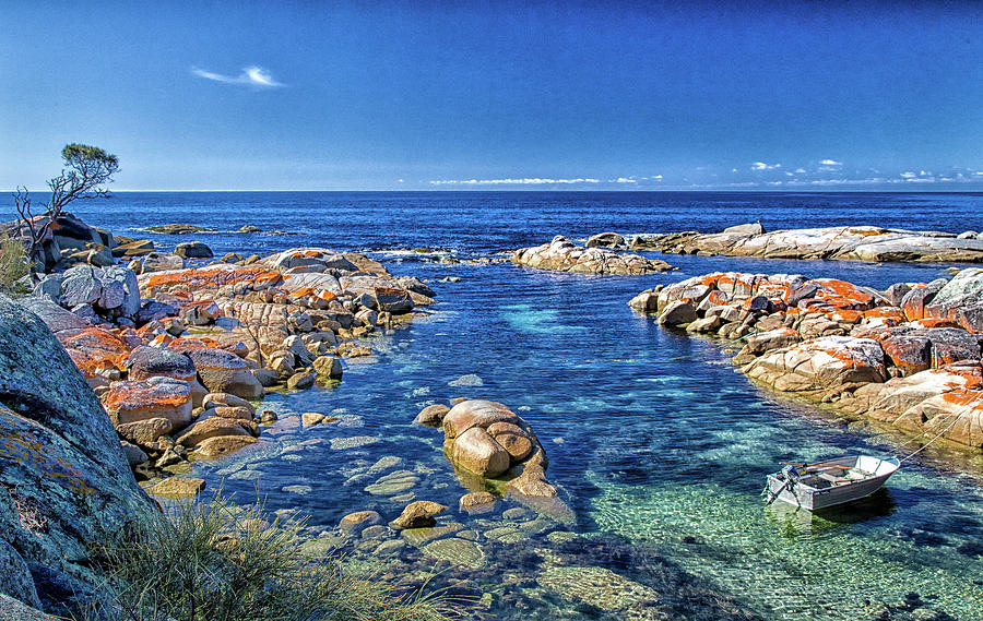 Bay Of Fires Tasmania Australia Photograph By Hugh Howell   Bay Of Fires Tasmania Australia Hugh Howell 