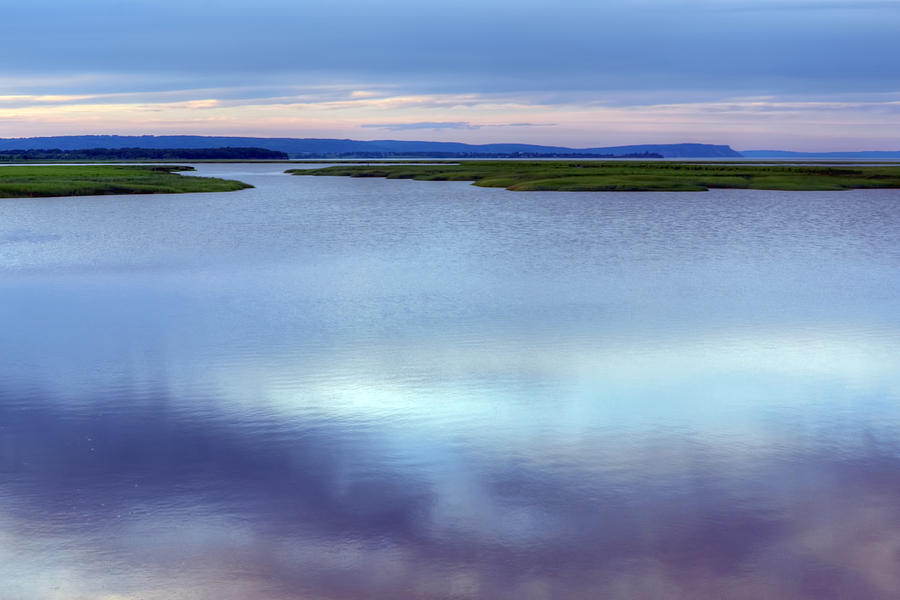 Sunset Photograph - Bay of Fundy - Nova Scotia - High Tide by Nikolyn McDonald