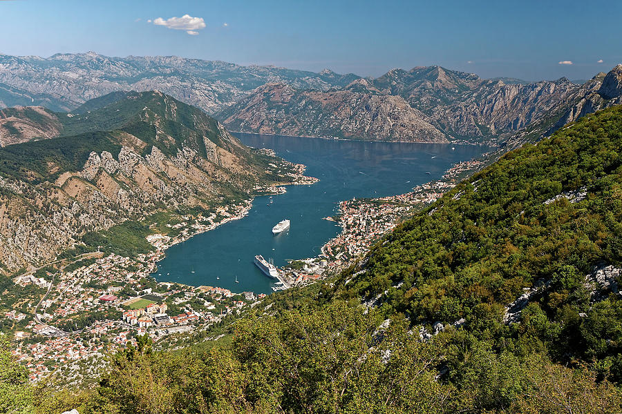 Bay of Kotor Overview Photograph by Sally Weigand