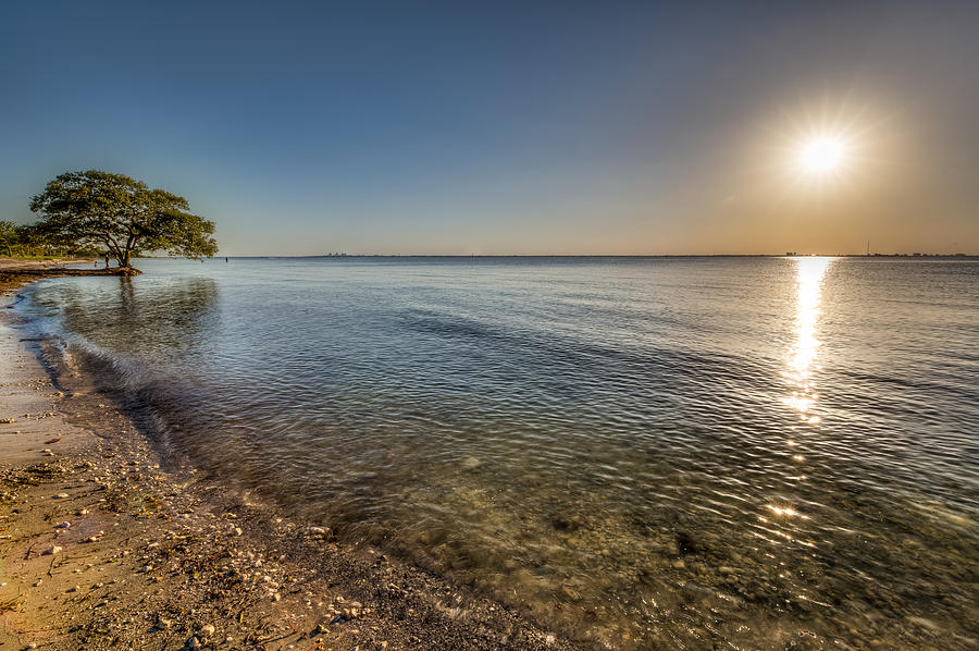 Bay Side Sunset Photograph by Ronald Kotinsky - Pixels