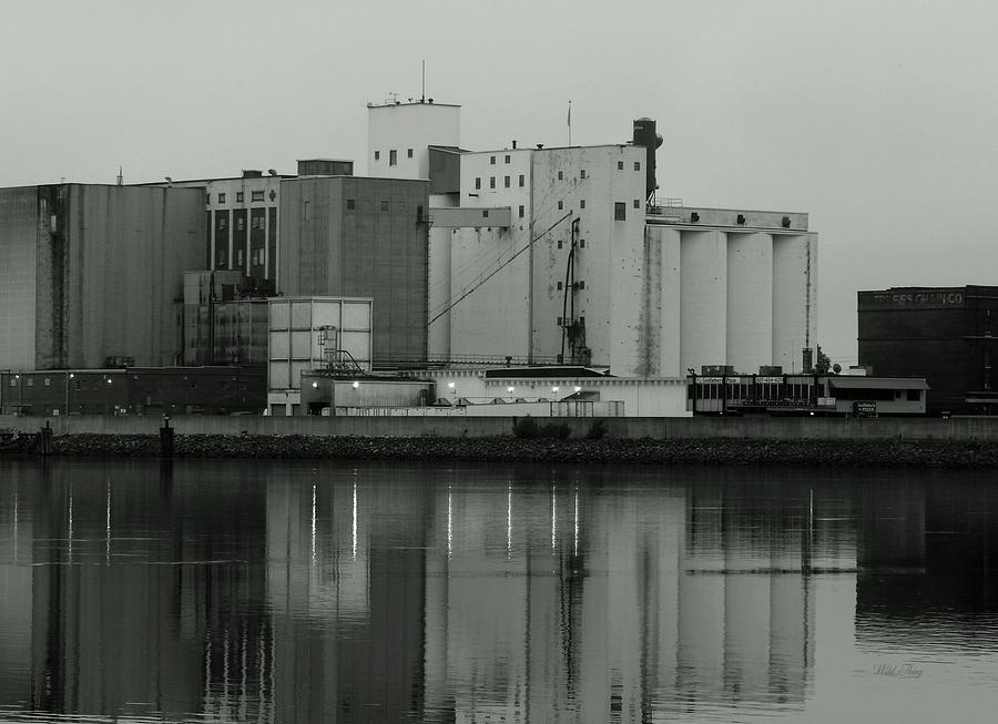 Bay State Milling in Gray Scale Photograph by Wild Thing