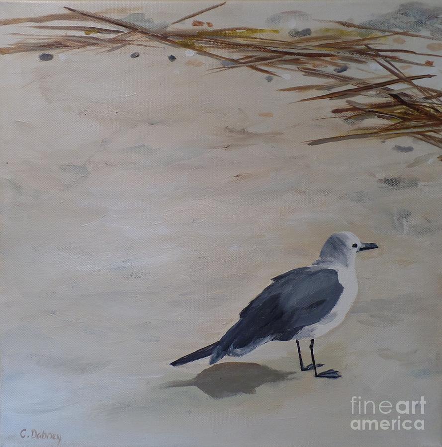Gull Painting - Bay Watch by Carla Dabney Gull Painting - Bay Watch by Carla Dabney