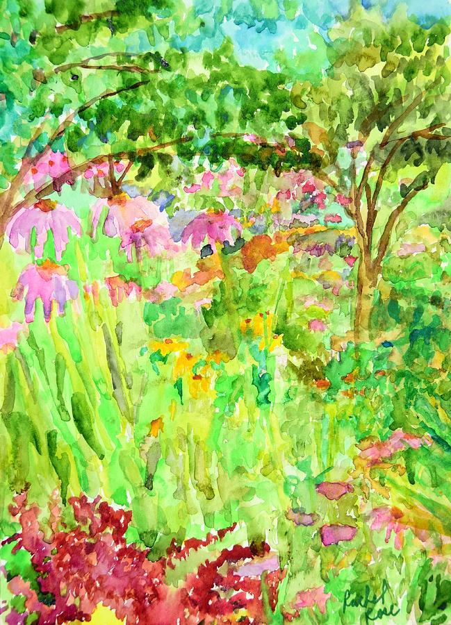 Flower Painting - Bayberry at the arboretum by Rachel Rose