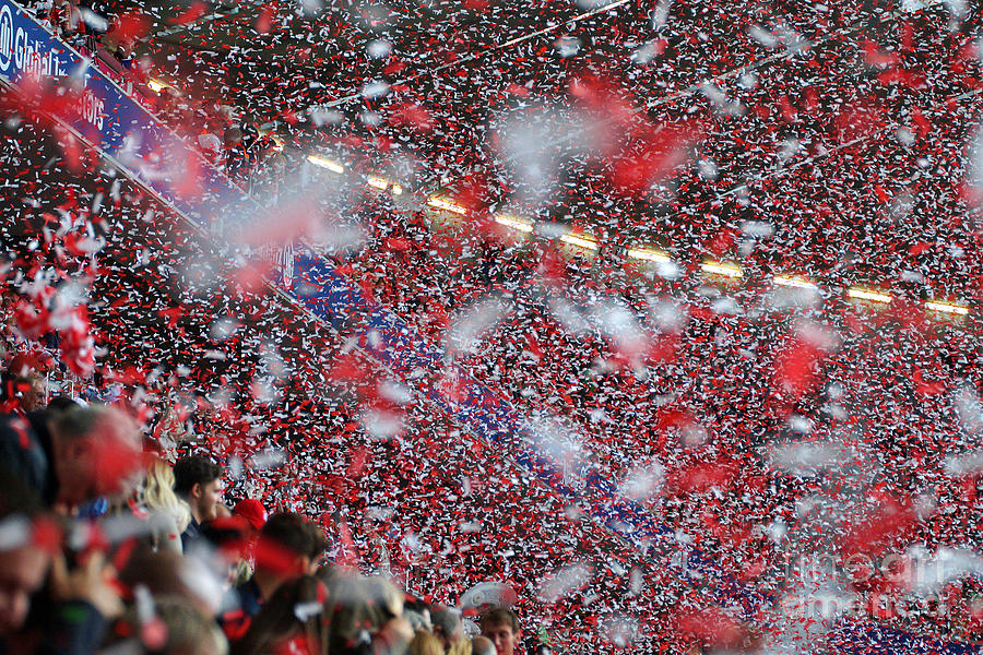 Bayern Munich party in the stadium Photograph by Rudi Prott