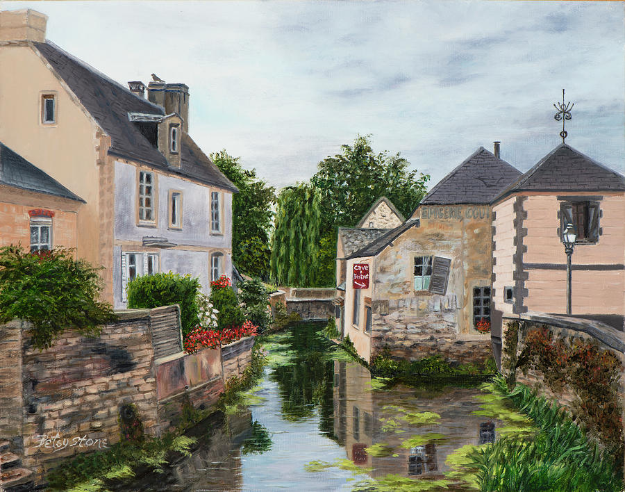 Tree Painting - Bayeux, France by Alice Betsy Stone