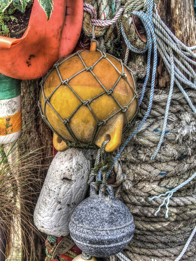 Bayfront Buoys and Bumpers Photograph by Thom Zehrfeld